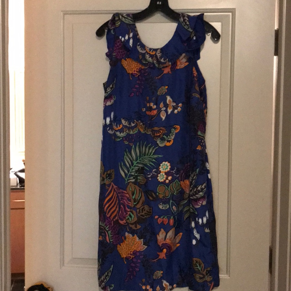 J Crew Size 8 Silk Print Dress